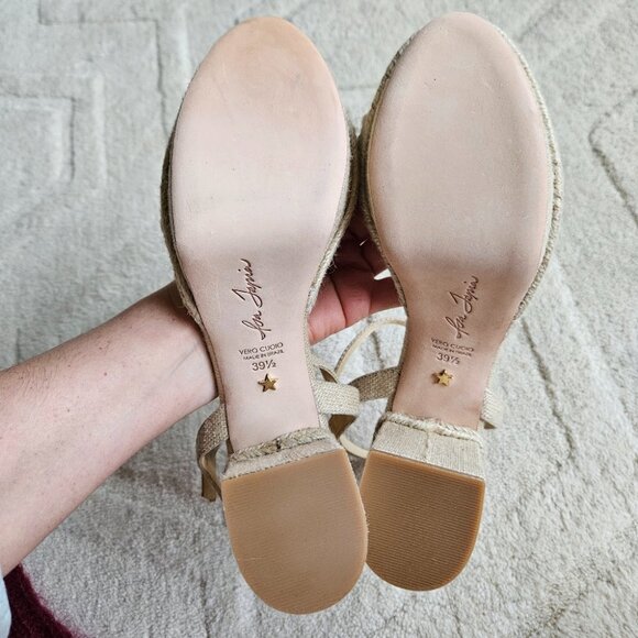 NEW Isa Tapia Prado Raffia Platform Sandals Sz 8.5 Beach Resort Coastal - Picture 11 of 11